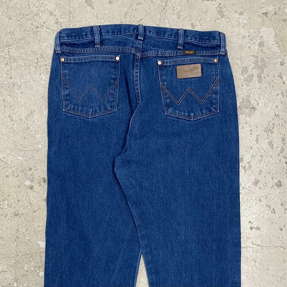 Vintage Wrangler‎ Jeans 38x33 Blue Pants Cowboy Western 13MWZ Denim Tag 38x34 *